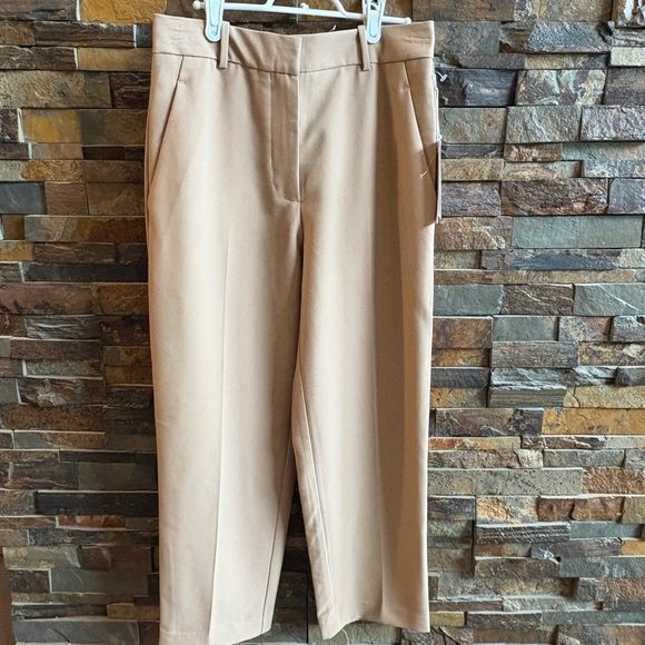 Hudson North Tan Crop Trousers - Picture 3 of 8
